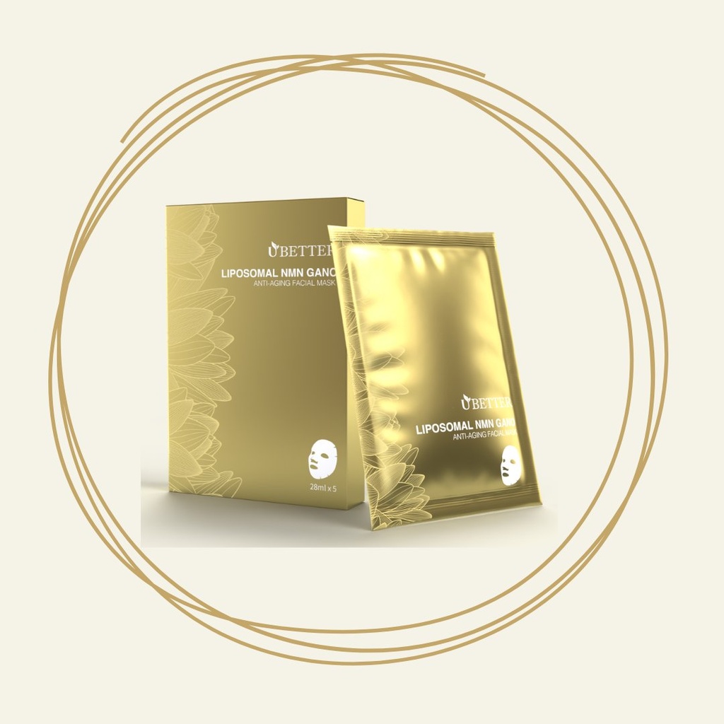 UBETTER® 脂質體 NMN 靈芝逆齡面膜 (每盒五片)