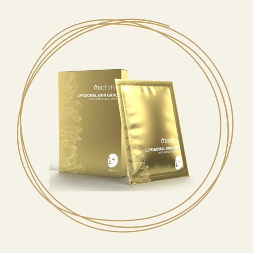 UBETTER® 脂質體 NMN 靈芝逆齡面膜 (每盒五片)